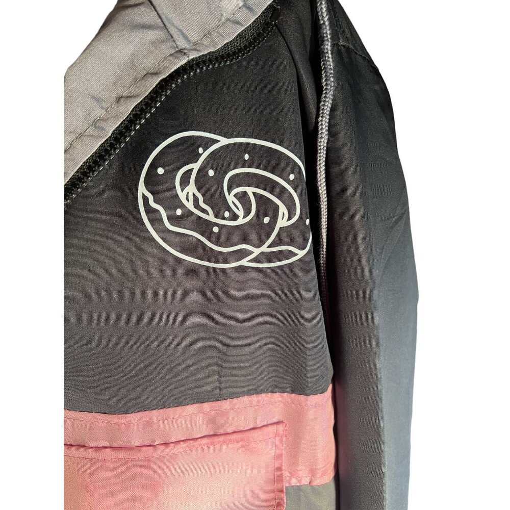 Odd Future Hooded Pullover Jacket W/ Front Pocket & Zipper Accents Size S - Picture 13 of 14